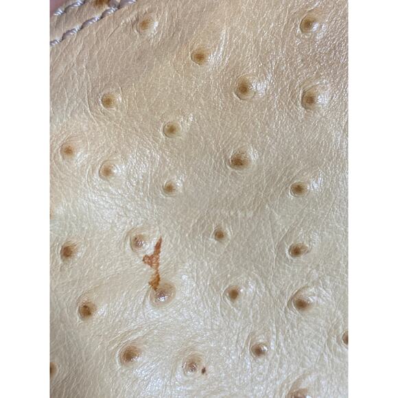 Vintage Dooney & Bourke Ostrich Domed Purse Satchel Bag - Picture 11 of 16